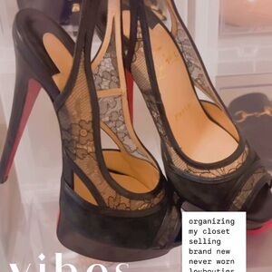 Never worn size 36 Louboutins